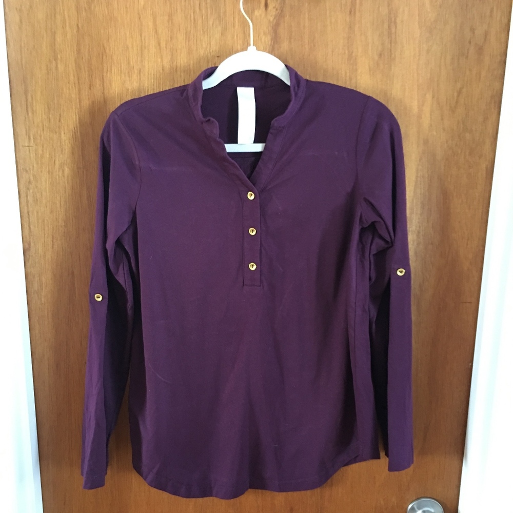Avon Wine Long Sleeve Shirt Small
